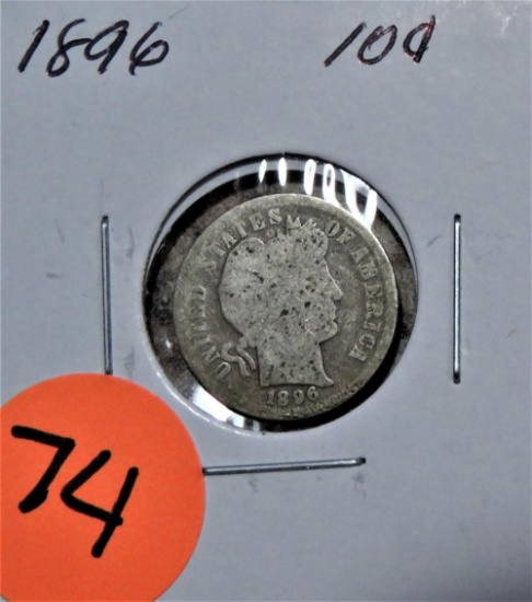 1896 Barber Dime