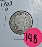 1903-O Barber Quarter