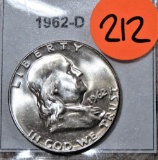 1962-D BU Kennedy Half Dollar