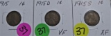 1915 P,D,S Lincoln Cents