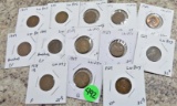 (13) 1929 Lincoln Cents