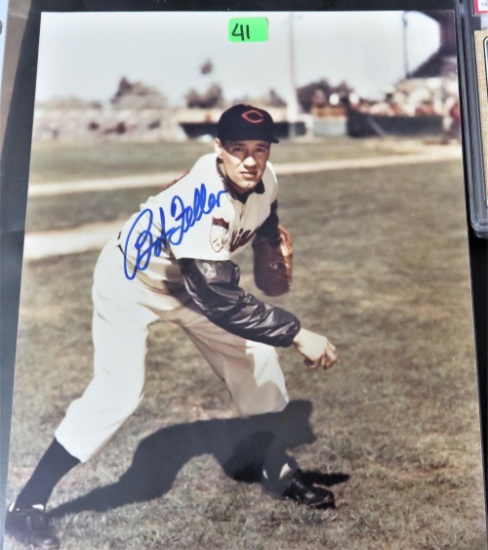 Feller Signed Photo