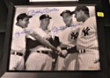 Mantle/Berra/Dimaggio Signed Photo