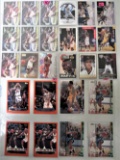 4 Sheets of Baseball/Basketball Cards-26 Total