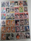 4 Sheets of Baseball Cards-36 Total