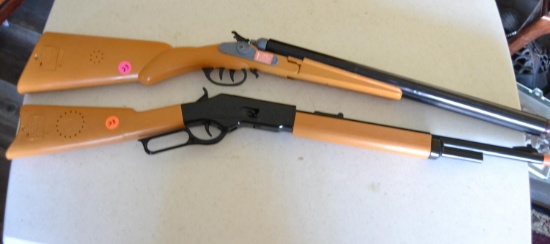 2 toy plastic rifles