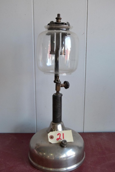 metal kerosene lamp