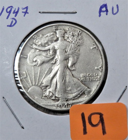 1947-D Walking Liberty Half Dollar