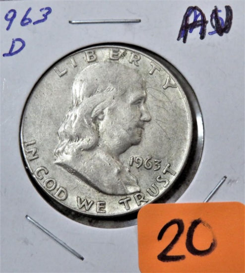 1963-D Franklin Half Dollar