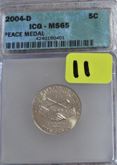 2004-D Jefferson Peace Medal Nickel