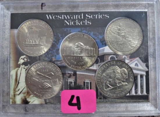 Westward  Series Nickels all P
