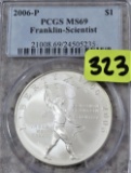 2006-P Franklin-Scientist Silver Dollar