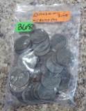 (50) 1943 WW2 Zinc Cents