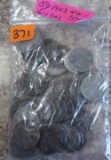 (50) 1943 WW2 Steel Cents