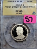 2015-S Proof Dwight D. Eisenhower Dollar