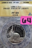 1986-S Proof Statue of Liberty Half