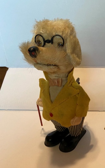 Japanese Tin Toy - Windup Dog - works