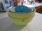 Pyrex Bowls Incomplete Set (2 Yellow, 1 Green, 1 Blue)