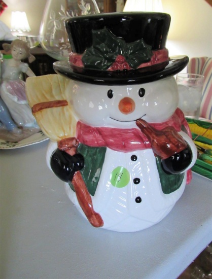 Snowman Cookie Jar