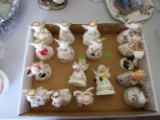 Set of Napco Ceramic Monthly Angels (whole year)