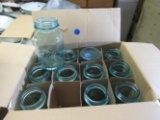 12 Blue Ball Quart Jars