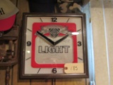 Budweiser Light Clock