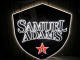 Samuel Adams lighted beer sign