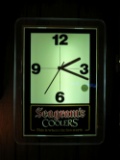 Seagram's Coolers lighted clock