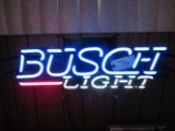 Busch Light neon beer sign