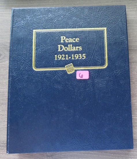 Whitman Classic Album Peace Dollars 1921-1935