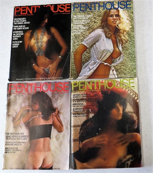 4 1974 PENTHOUSE JAN, FEB, MAR, APRIL