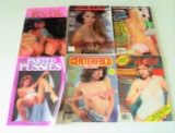 6 MAGS, LIPSTICK, CENTERFOLD,YOUNG GIRLS, GIRL-GIRL