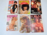 6 VARIOUS MAGS- 80S