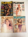 APRIL, JUNE, SEPT, OCT 1981 PLAYBOYS