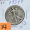 1934-D Walking Liberty Half