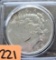 1923-D Peace Dollar