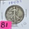 1940-S Walking Liberty Half