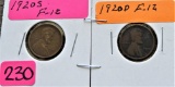 2 Lincoln Cents