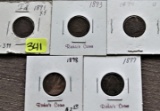 5 Indian Head Cents