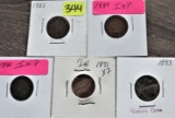 5 Indian Head Cents