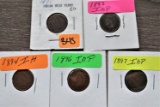 5 Indian Head Cents