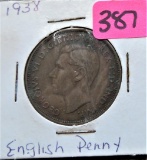 1938 English Cent
