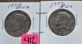 1971-D, 1972 Kennedy Half Dollars
