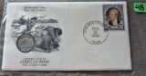 (2) US Bison Nickels + First Day Covers