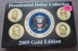 2009 Gold Edition Presidential Dollar Collection