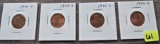 (4) 1974-S Lincoln Memorial Cents
