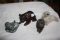 Hand Carved Animals and Hand Made Fur Seal