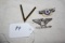 Victory Enamel Pin, USMC Eagle Pin, Air Force Pin