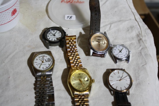 Watches, (2) Rolex Oysters, Cross, Embassy, Timex