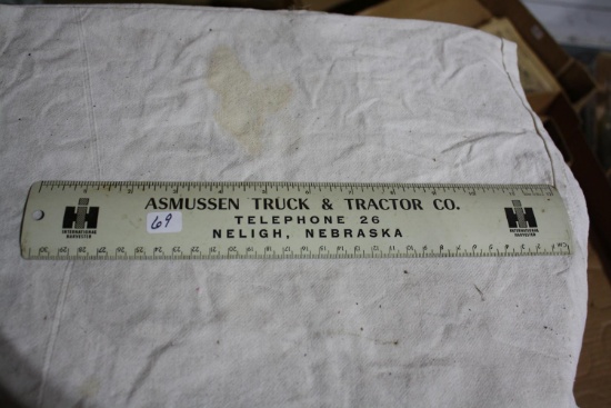 IH Rasmussen Tractor, Naleigh, Ne Metal Ruler